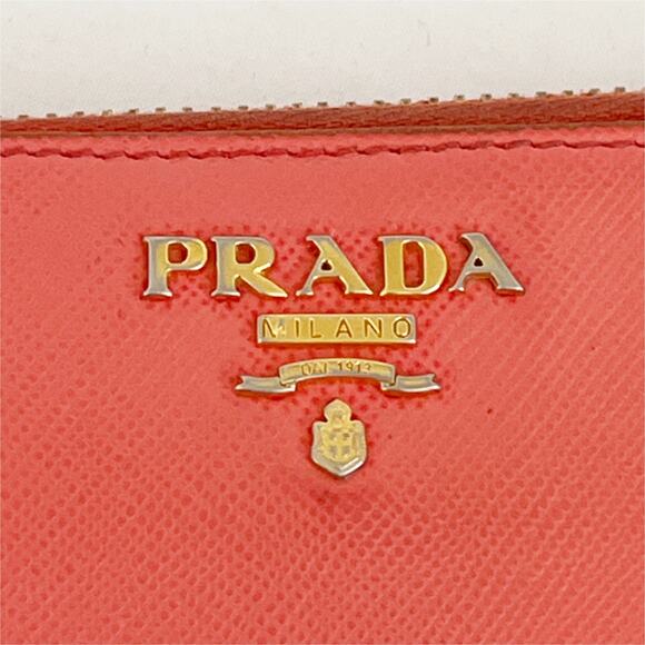PRADA Saffiano Metal Leather Continental Wallet - Picture 4 of 9